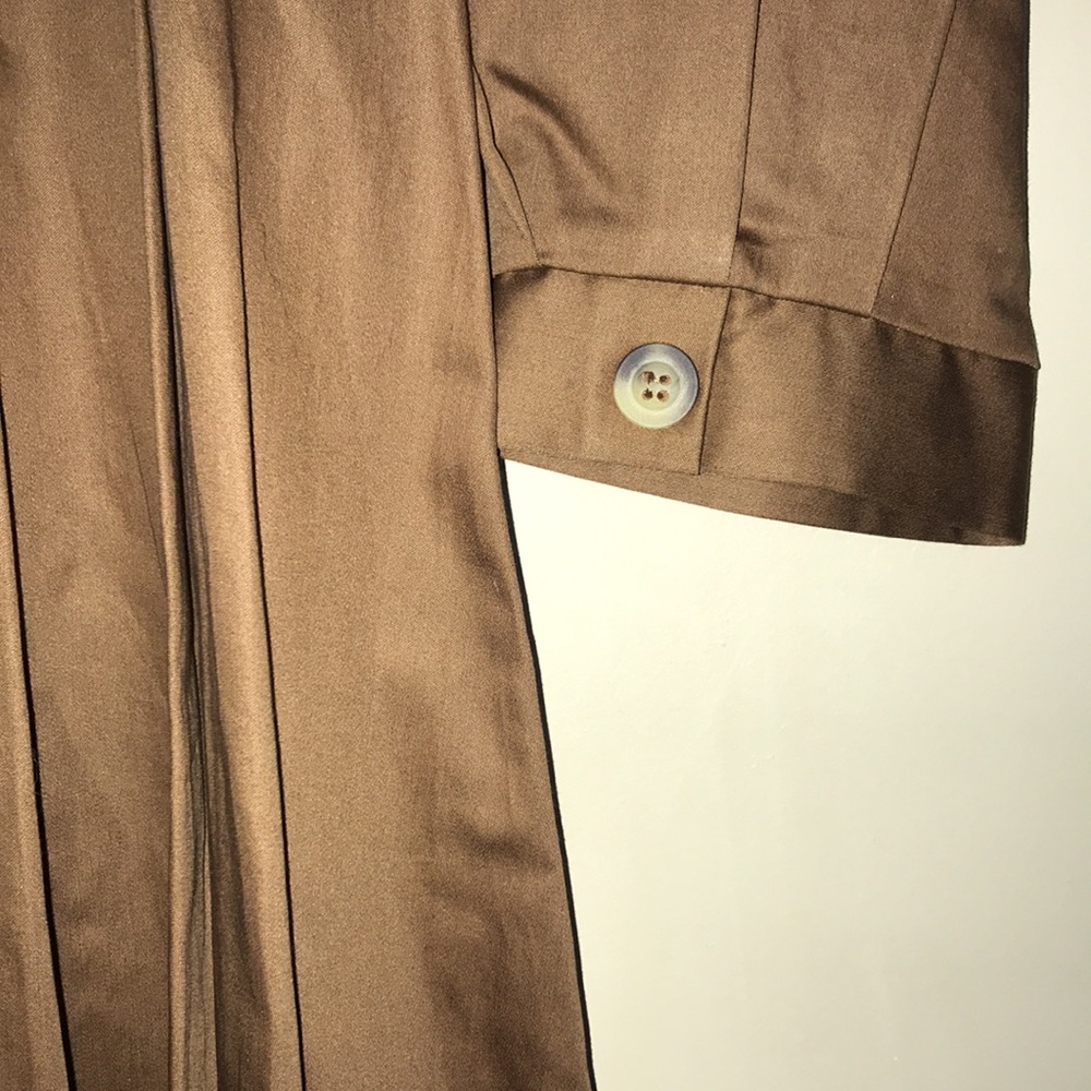 Zara Pleated Button Down Dress - Picture 8 of 14